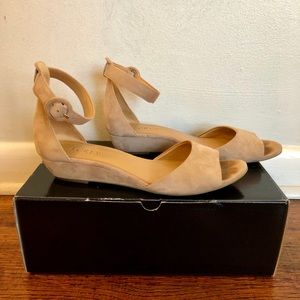 J. Crew - Suede Demi-Wedge Sandals